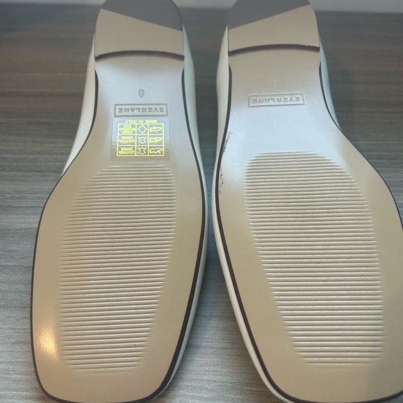 Everlane Italian Leather Day Loafer — Canvas— sz 8 - Picture 3 of 4